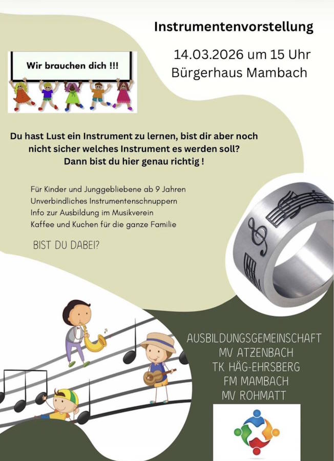 Instrumentenvorstellung 2026